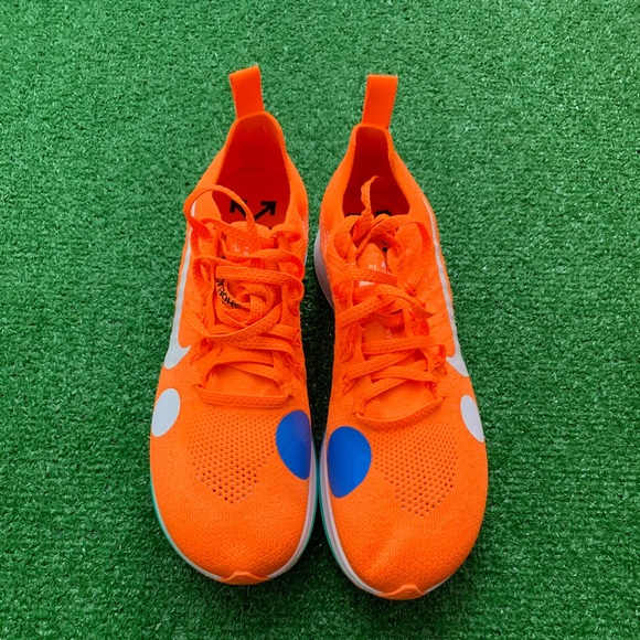 -Edm- 🍊*NEW* OFF-WHITE x Nike Zoom Fly Mercurial Total Orange 2018 (Sz 8) - Picture 4 of 16
